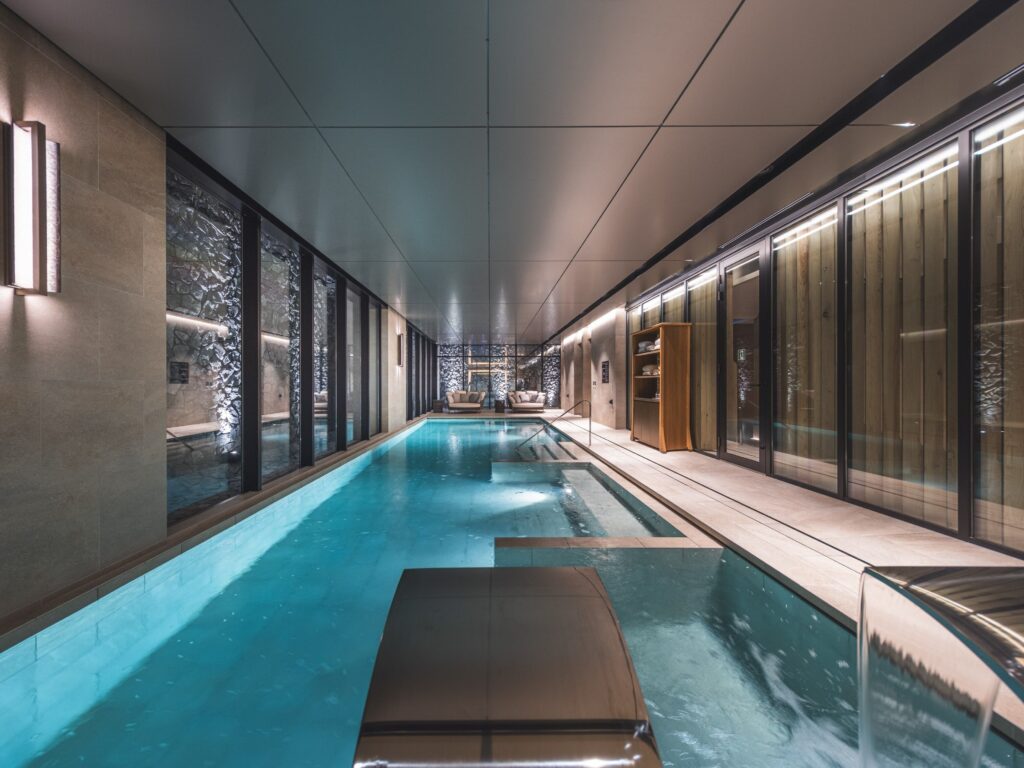 Indoor pool at Devarana Wellness in Dusit Thani Kyoto