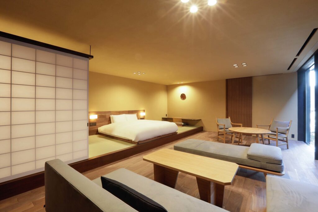 Contemporary guest room in Sowaka's Annex