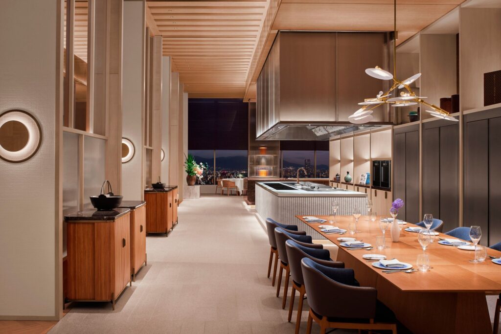 Genjyu dining room at The Ritz-Carlton Fukuoka