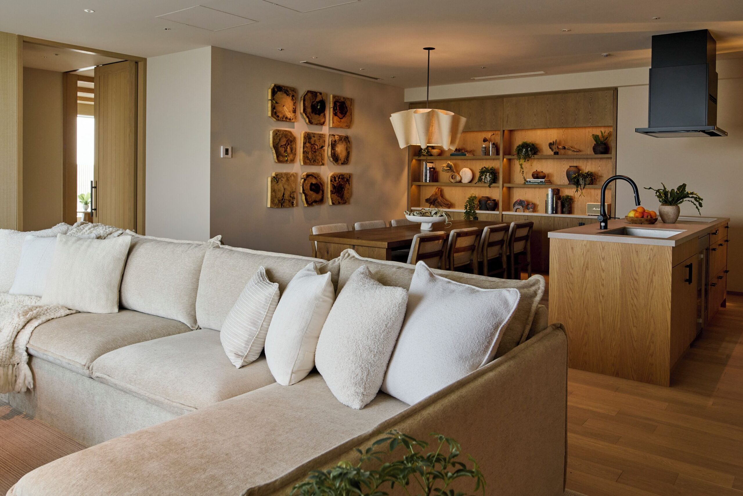 Midori House living and dining space at 1 Hotel Tokyo