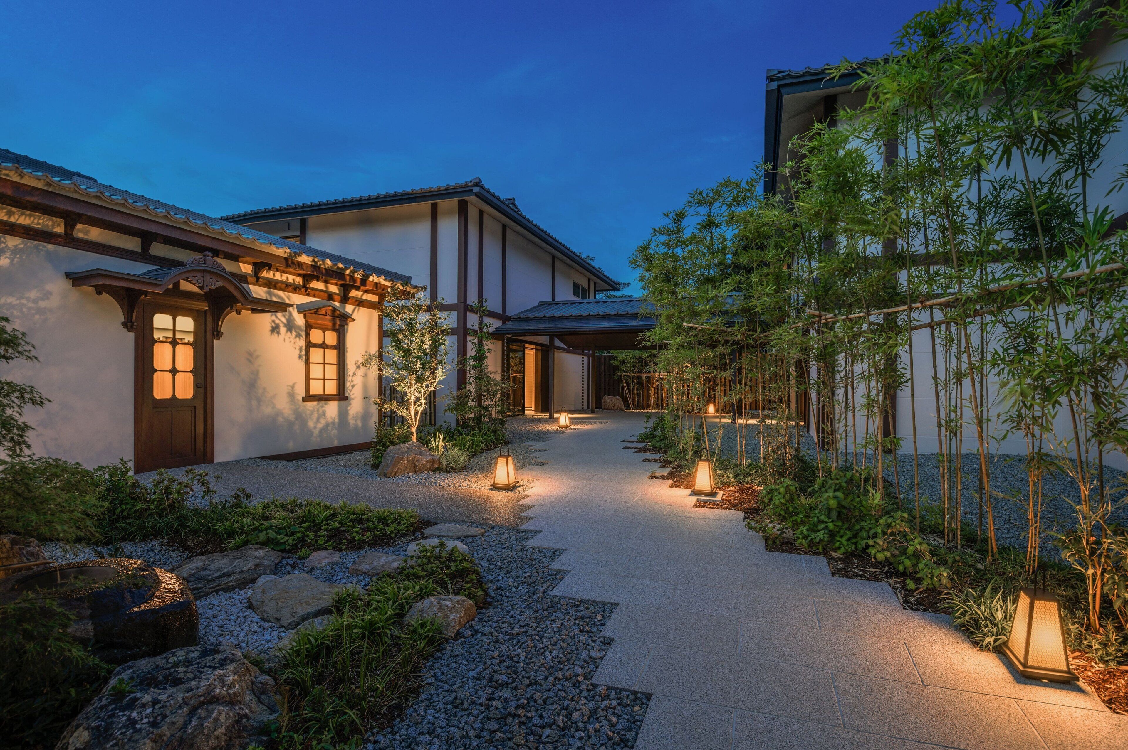 Historic gate and preserved 1922 residence at Shisui, a Luxury Collection Hotel, Nara